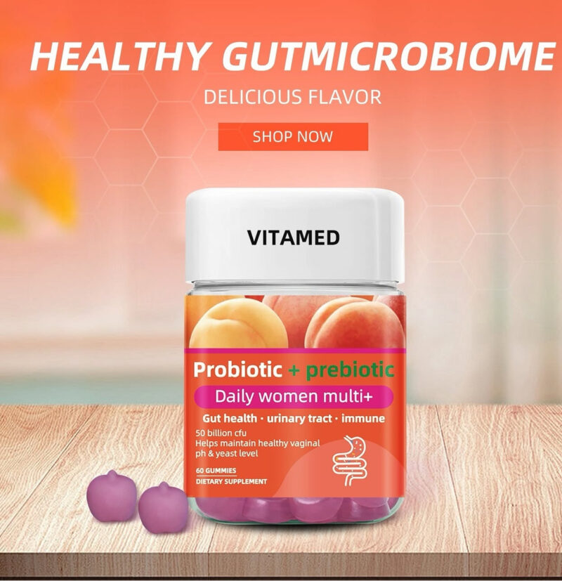 Vitamed Probiotics & Prebiotics Gummies – Gut Health Made Delicious!