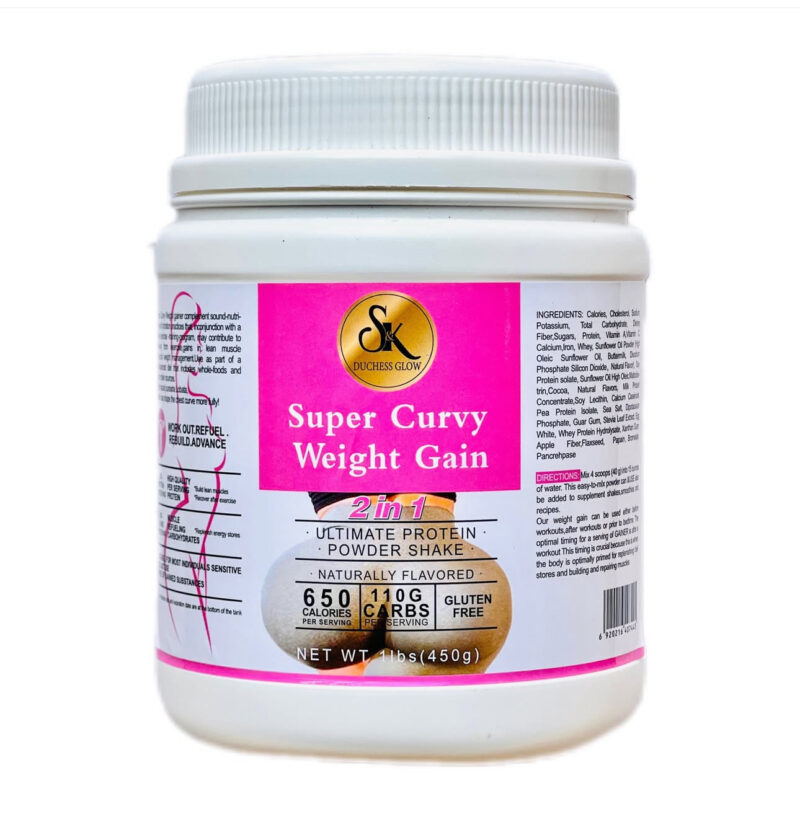 Super Curvy Weight Gain Powder – Shape Your Curves Naturally!