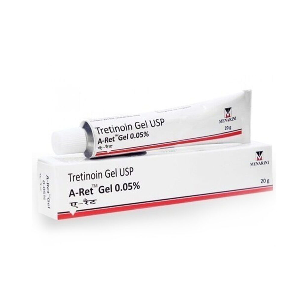 a ret tretinoin gels (0.1/0.05/0.025)
