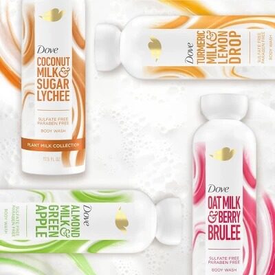 dove plant milk collection body wash dove plant milk collection body wash