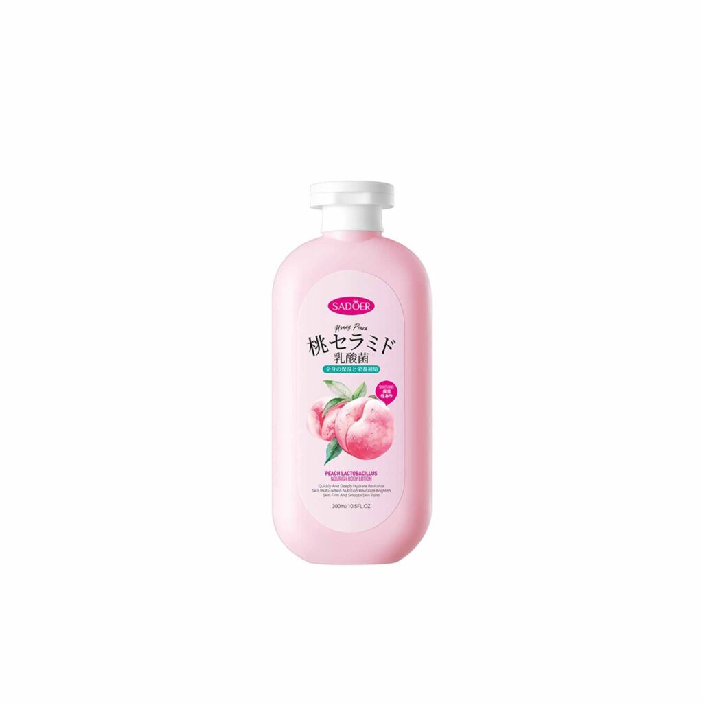 moisturizing lotion body care cream peach lactic acid bacteria whitening body lotion for dark skin