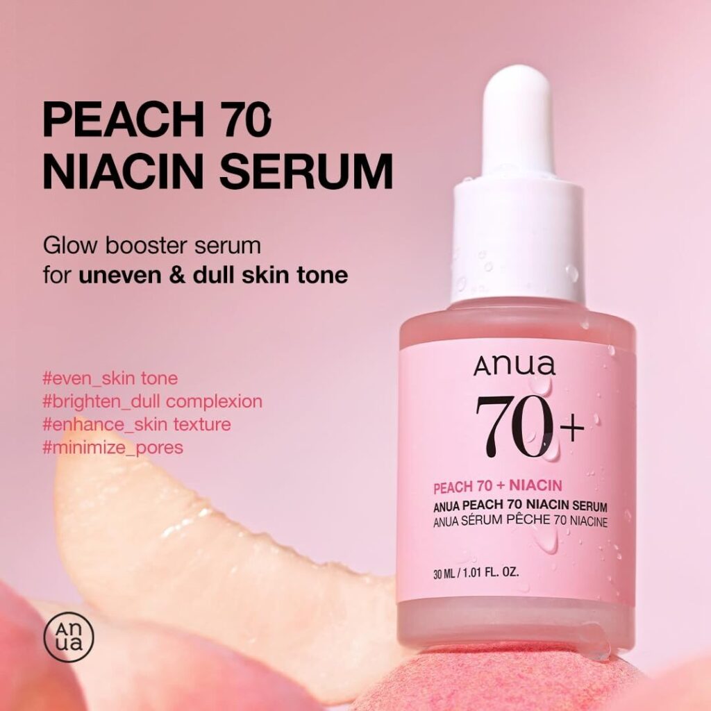 anua peach 70% niacinamide brightening serum 30ml