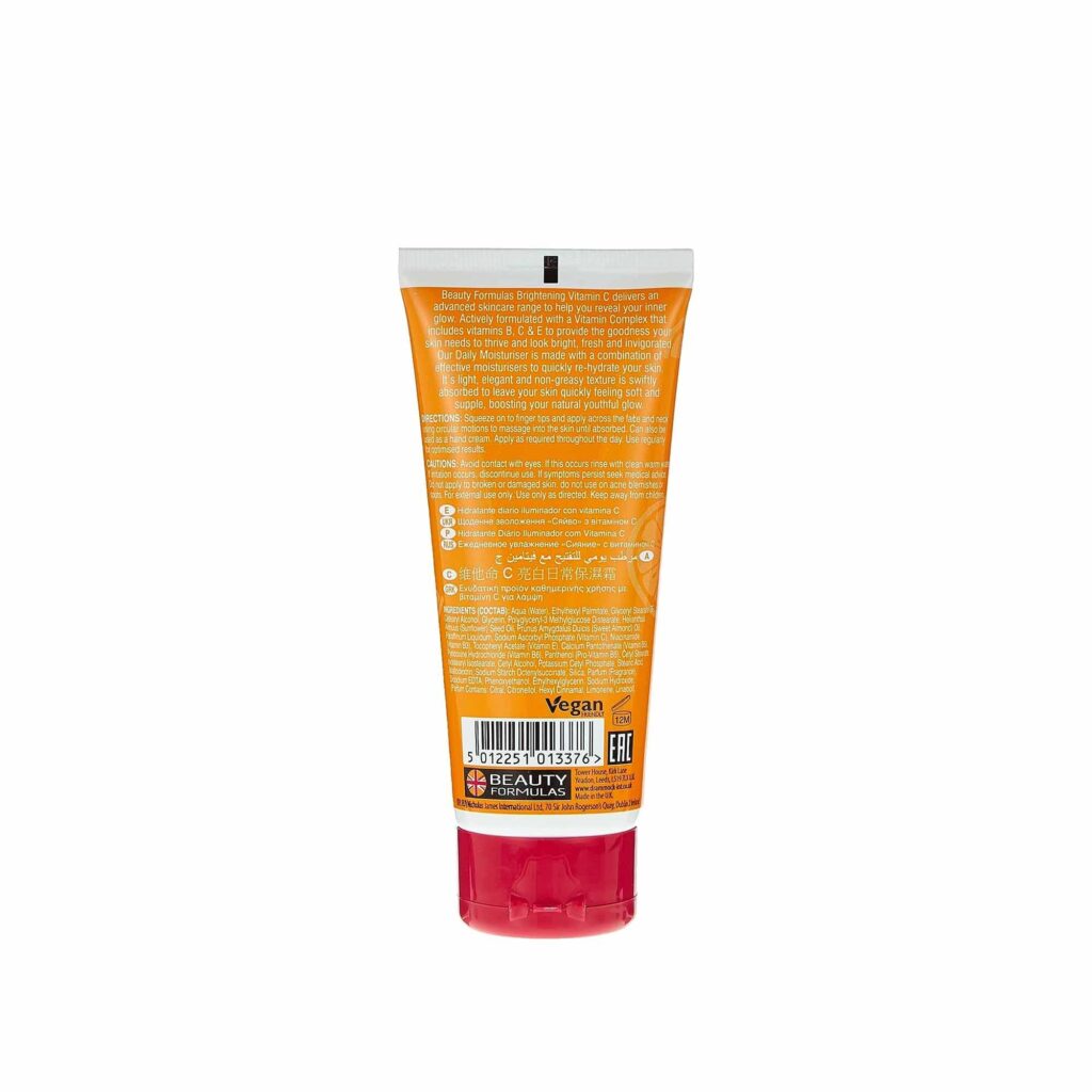 beauty formulas brightening vitamin c daily moisturiser