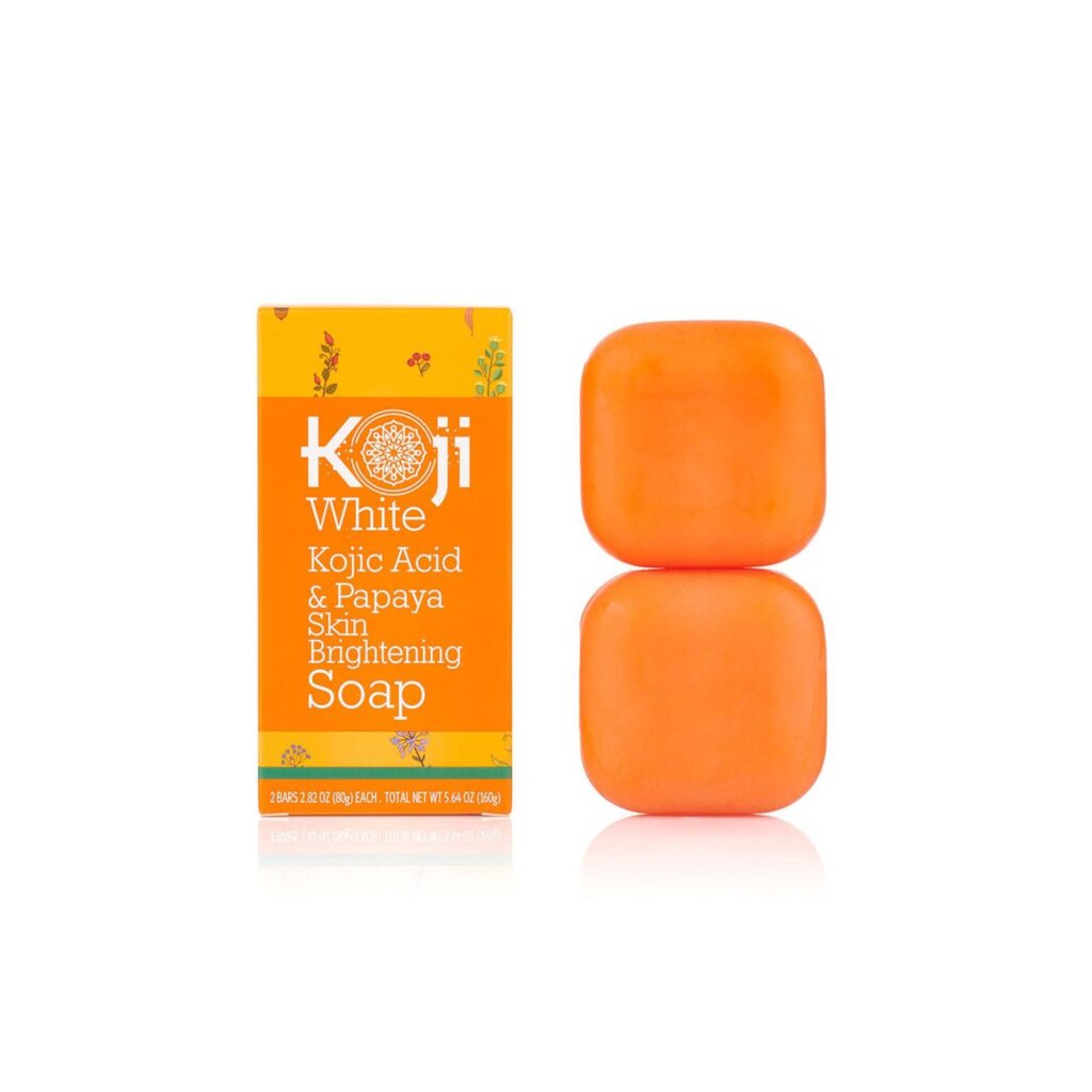 Home kojic acid & papaya skin brightening soap (2 bars)