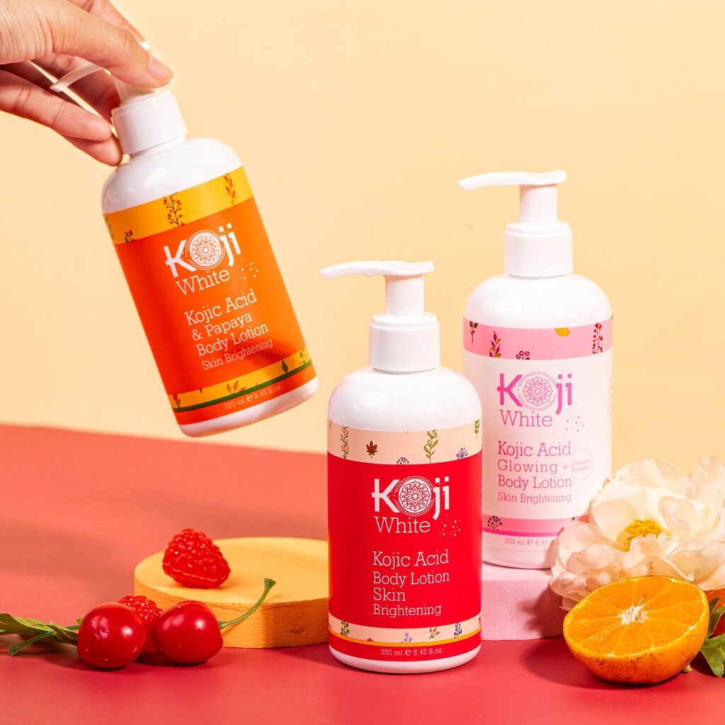 Home kojic acid skin brightening body lotion (1 bottle)