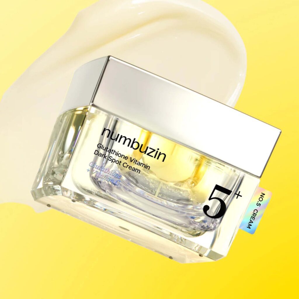 no.5+ glutathione vitamin dark spot cream