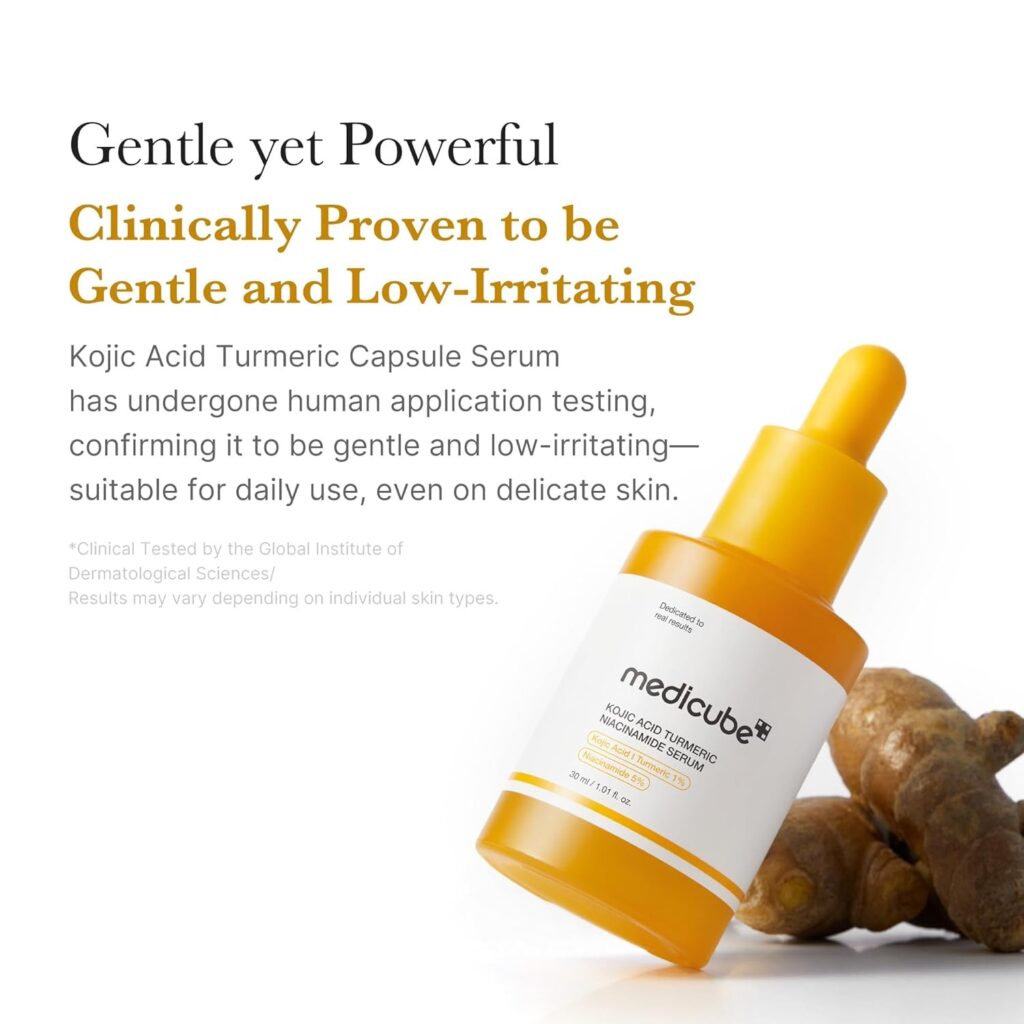 medicube kojic acid tumeric brightening serum