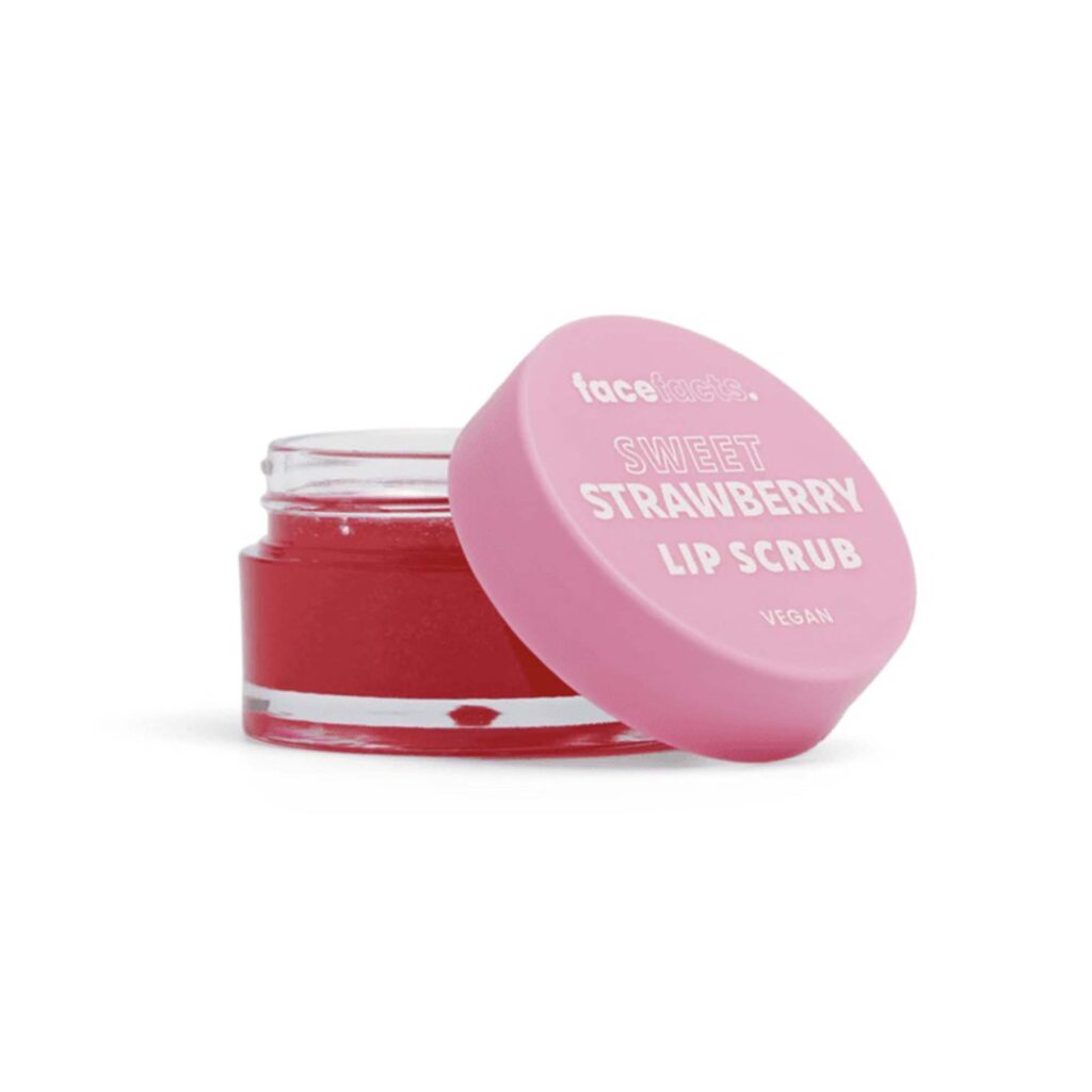 strawberry lip scrub