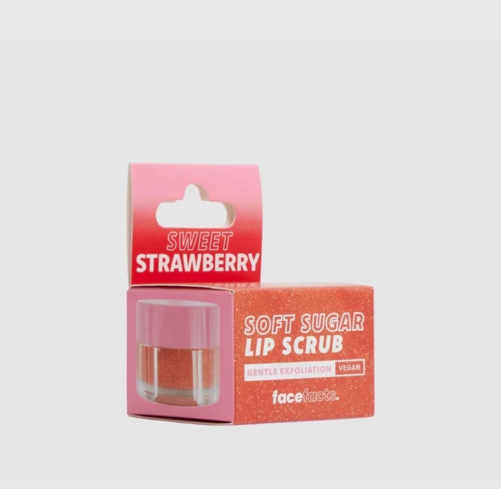 strawberry lip scrub
