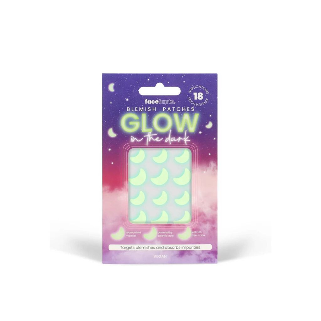 hydrocolloid blemish patches glow in the dark moons