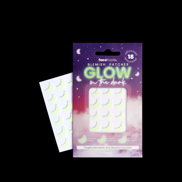 hydrocolloid blemish patches glow in the dark moons