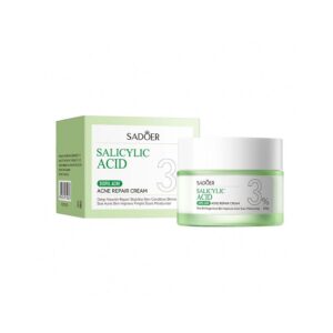 oem private label sadoer salicylic acid facial cream face pimple removal repair skin care shrink pores face cream for oily skin