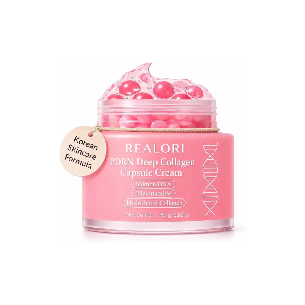 oem custom pdrn capsule cream hydrating face moisturizer salmon dna hyaluronic acid peptides firming plumping korean skincare