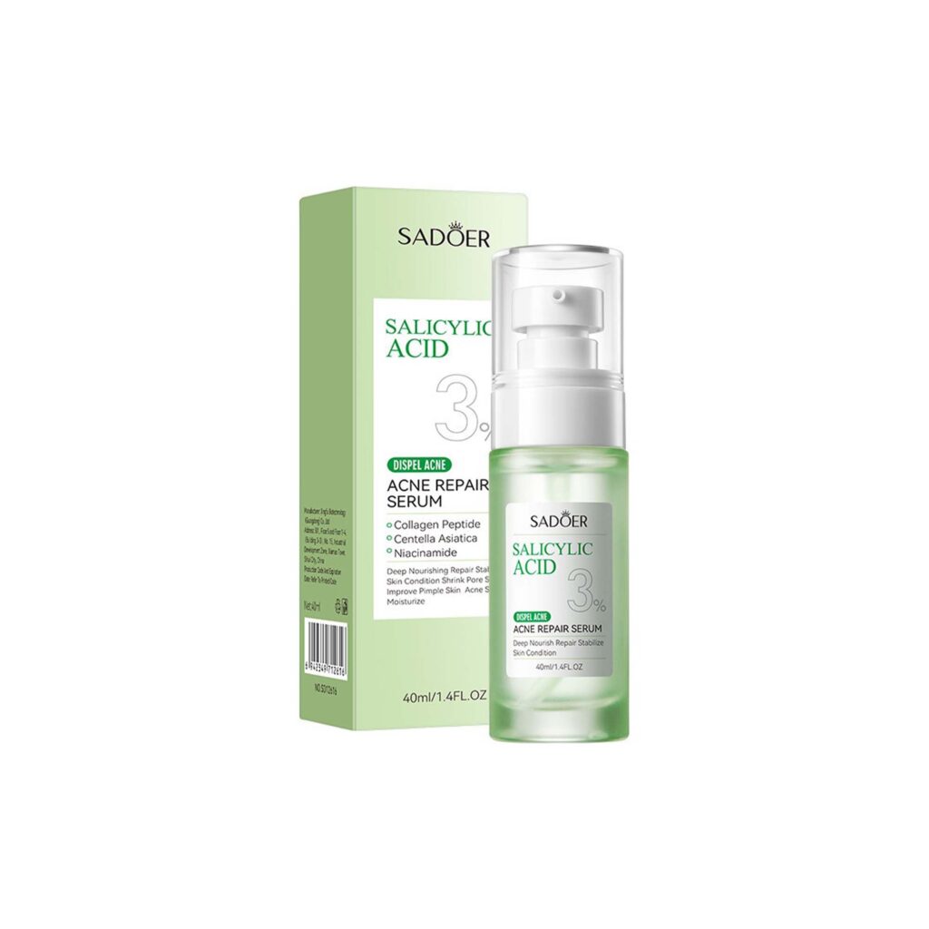 oem sadoer private label salicylic acid anti acne amino acid gentle cleanser cleansing facial cleanser
