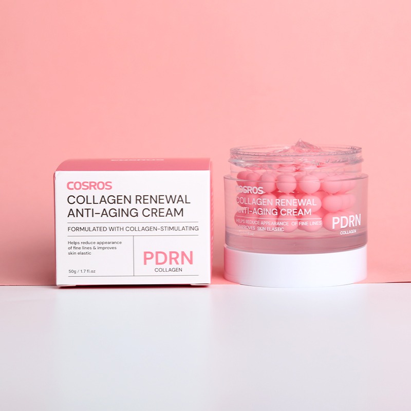 oem custom pdrn capsule cream hydrating face moisturizer salmon dna hyaluronic acid peptides firming plumping korean skincare