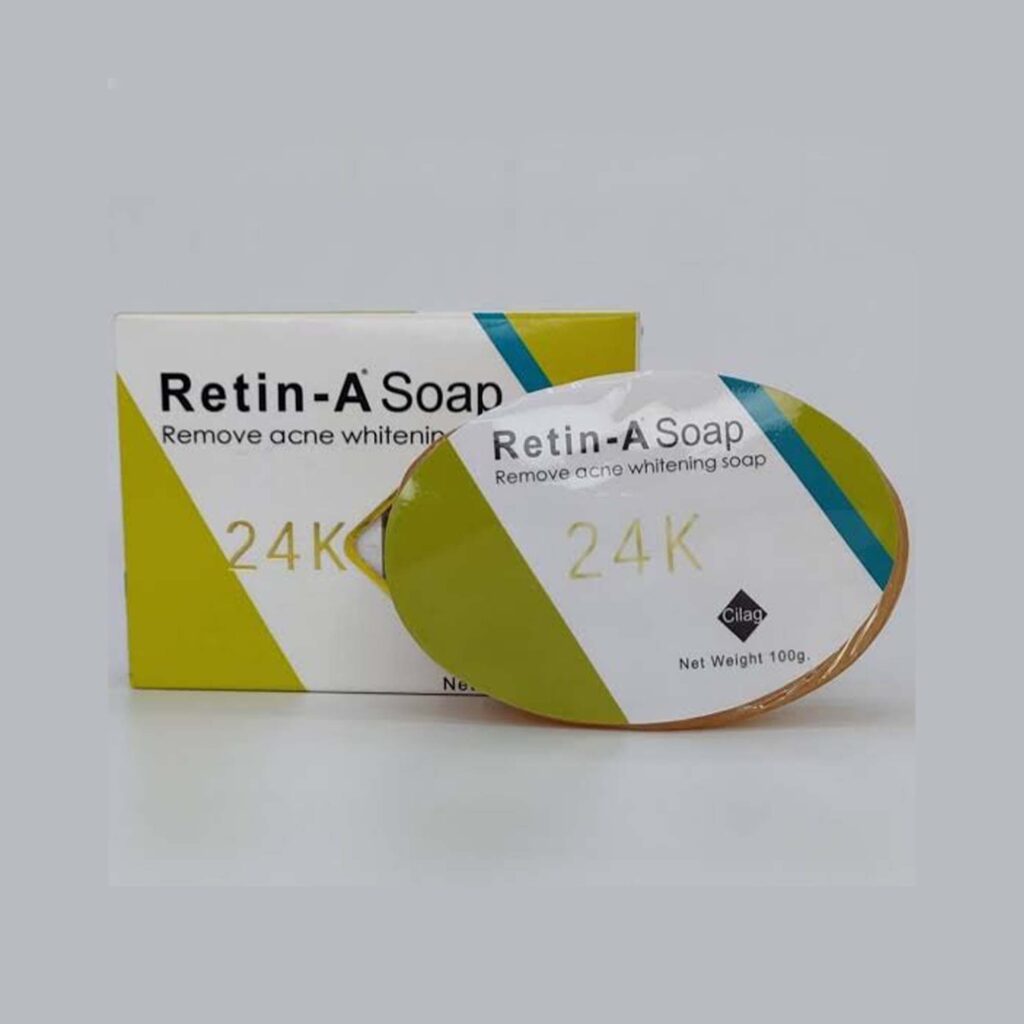 retin a 24k acne removal whitening soap 100g